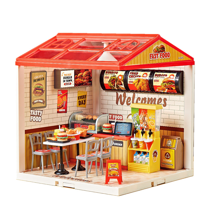 Mini Big City - Hamburguesería DIY - Rompecabezas 3D (0415)