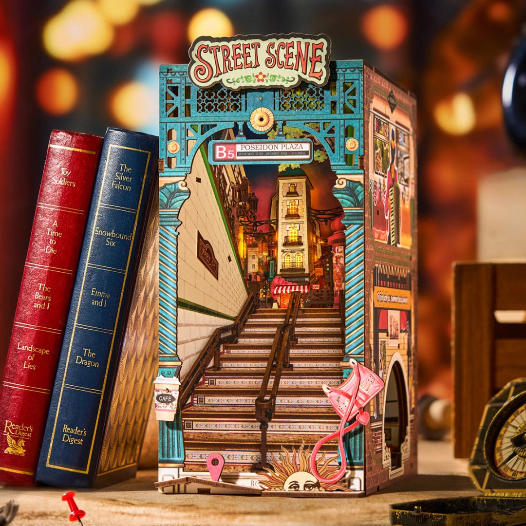 Separador de libros - Street Scene - Booknook (TGB13)