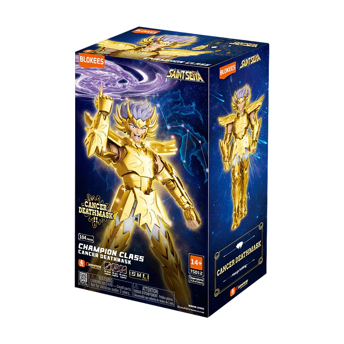 Blokees Saint Seiya Cáncer Deathmask Figura Champion Class