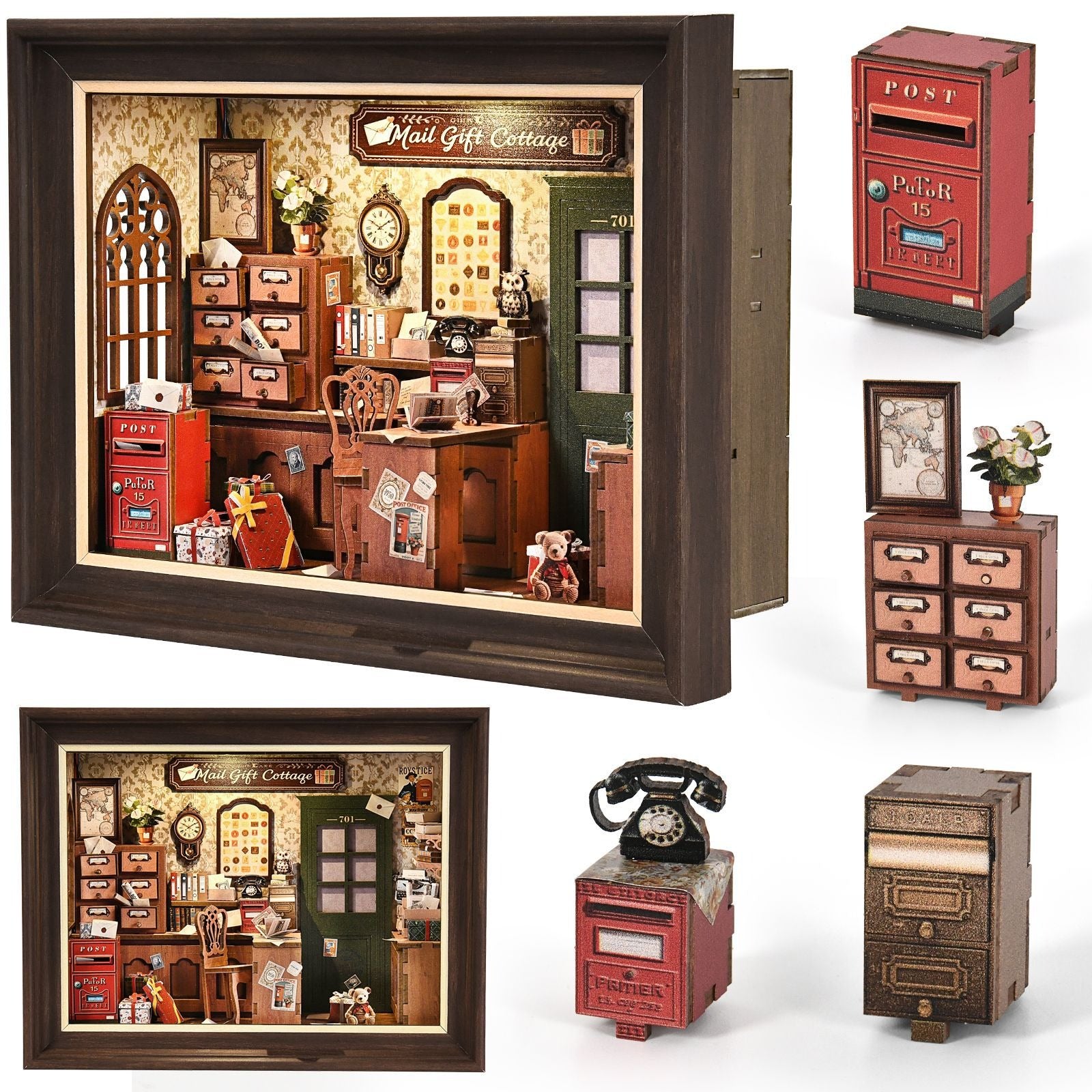 Separador de libros - Mail Gift Cottage - Booknook (ZR05)