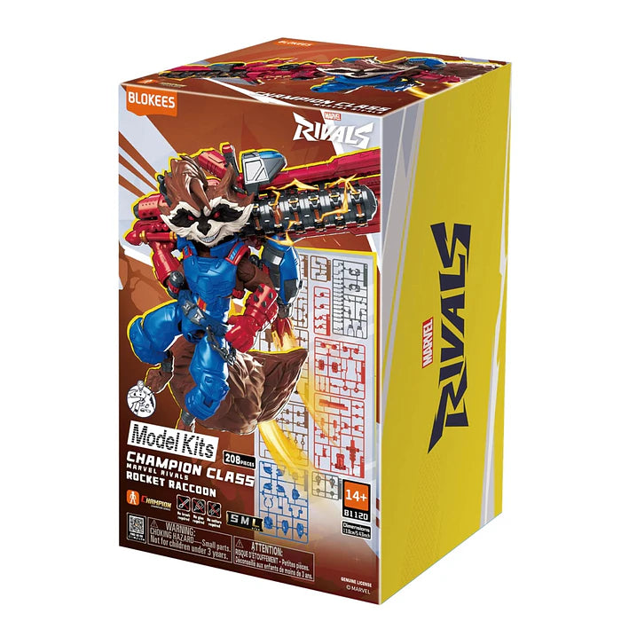 Blokees Marvel Rivals Rocket Raccoon Figura Champion Class