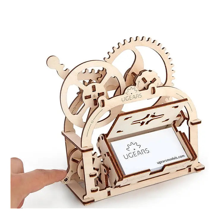 Ugears Caja Mecánica de Madera | Puzzle 3D con Apertura Mecánica
