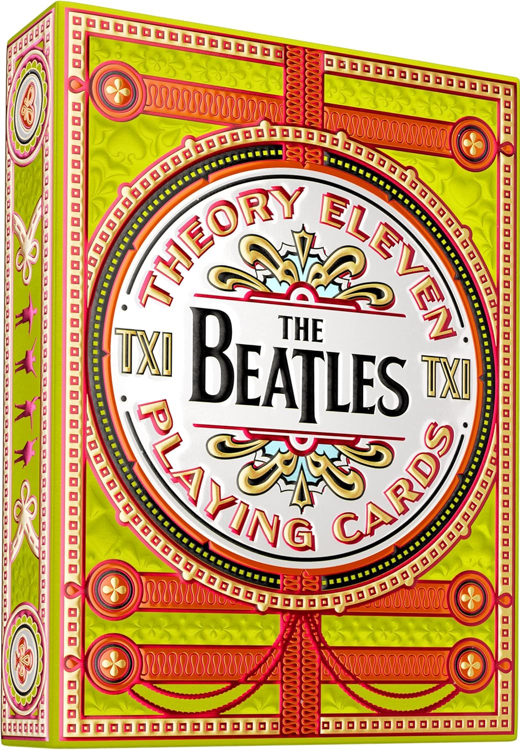 theory11 THE BEATLES - Baraja de Cartas Premium (Green Deck) - Versión Sgt. Pepper