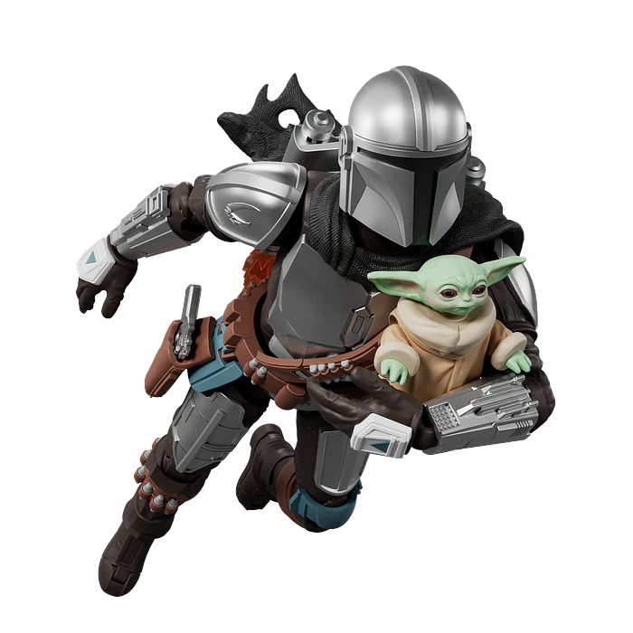 Blokees Star Wars Din Djarin & Grogu