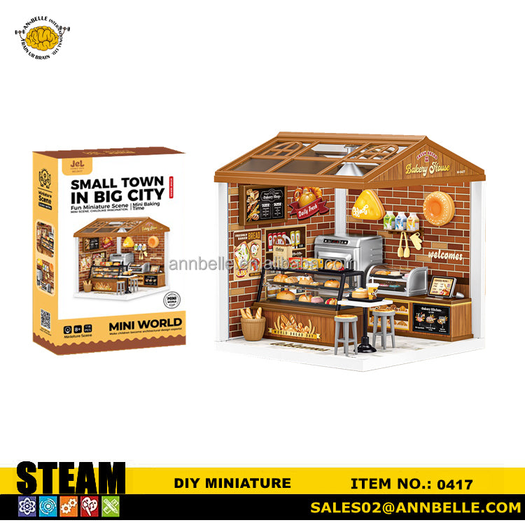 Mini Big City - Panadería DIY – Rompecabezas 3D (0417)