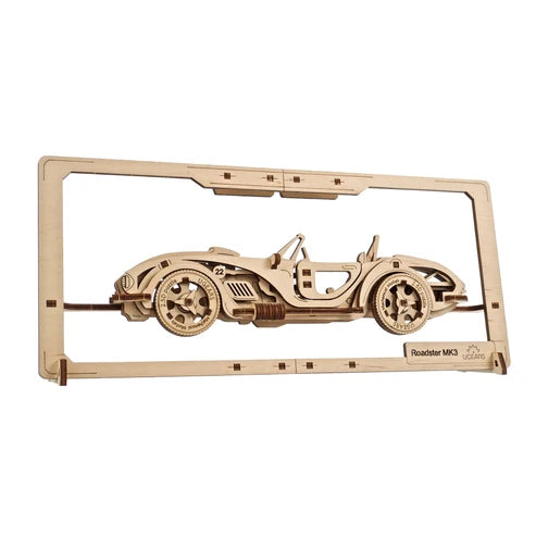 Ugears Roadster MK3 2.5D | Puzzle de Madera con Partes Móviles