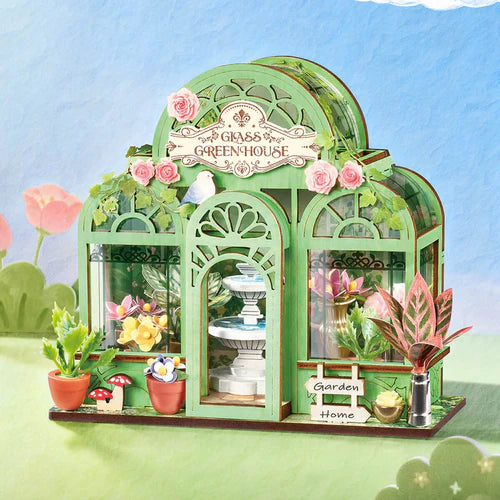 Kit Armable Miniatura Rolife Green Fountain Garden DS049