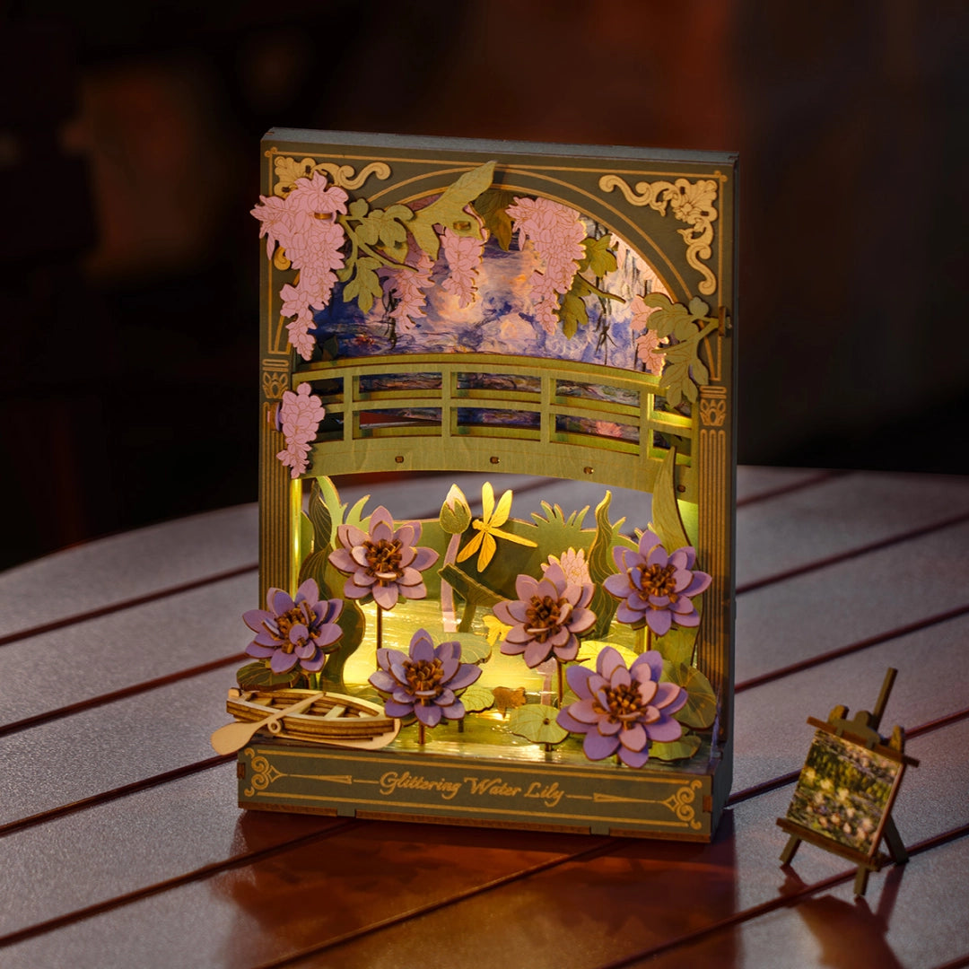 Puzzle Floral 3D Glittering Water Lily (TH001)