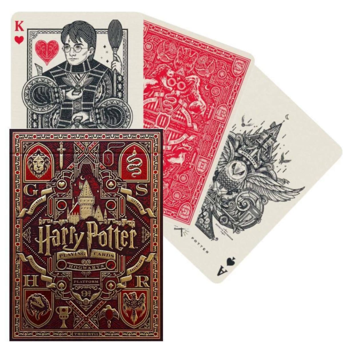 Naipes Theory11 HARRY POTTER GRYFFINDOR (Rojo)
