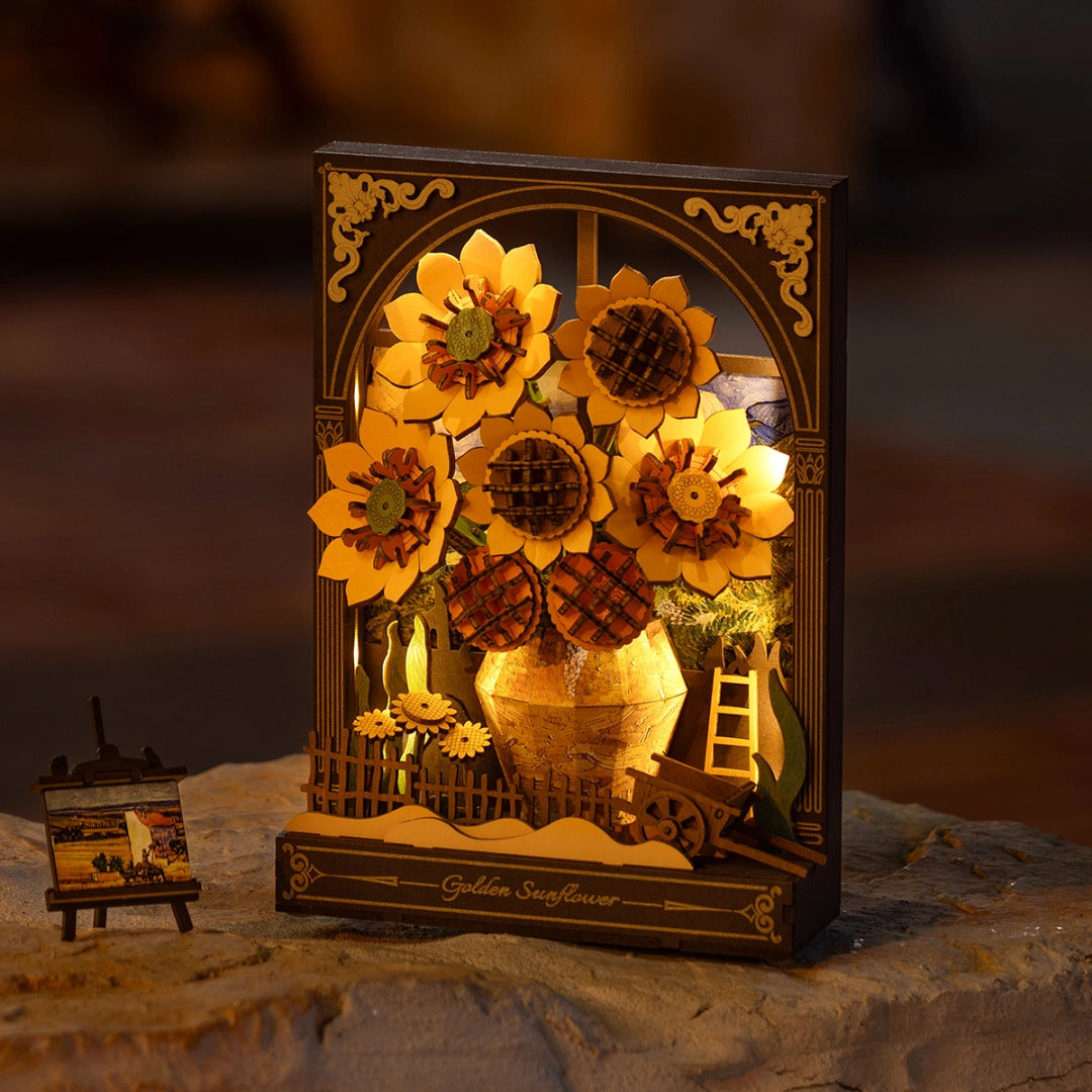 Puzzle Floral 3D Golden Sunflower (TH002)