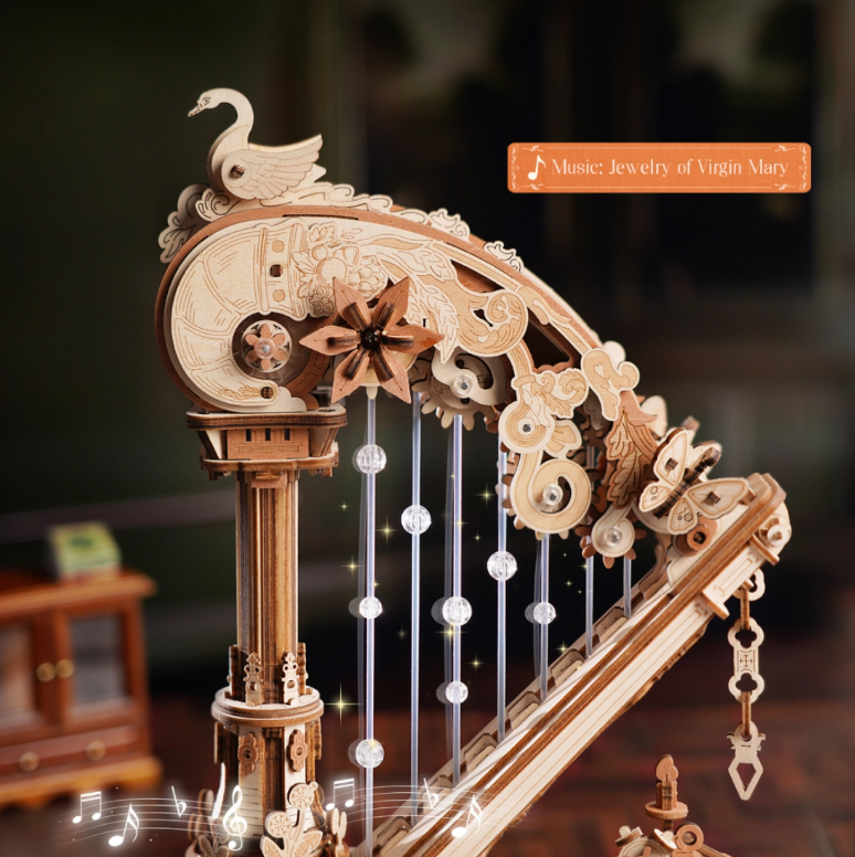 Caja Musical 3D Magic Harp (AMK71)