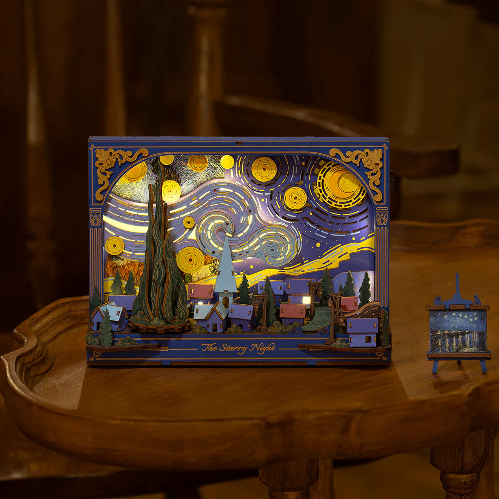 Arte Mural 3D The Starry Night (TH003)