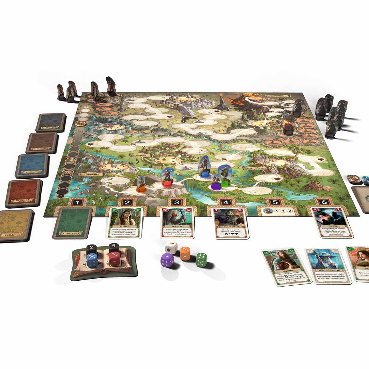 Juego de Mesa El Señor de los Anillos Aventura Hacia El Monte del Destino