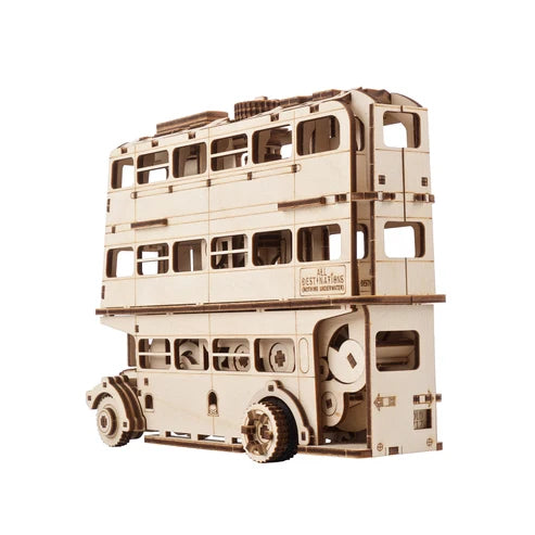 Ugears Harry Potter Autobús Noctámbulo | Maqueta Mecánica 3D de Madera