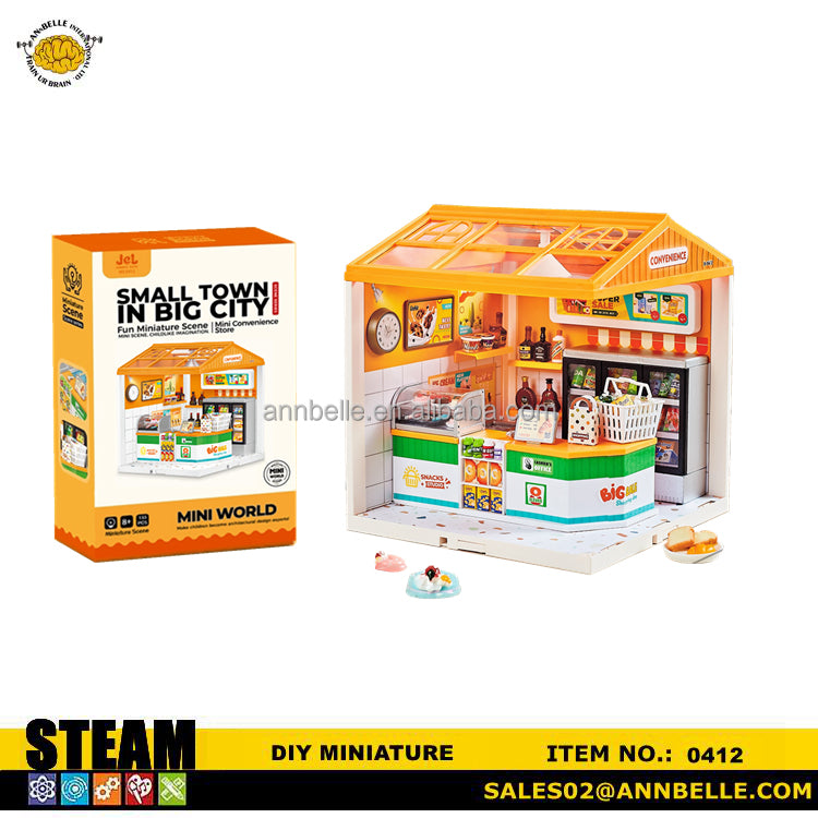 Mini Big City - Tienda de Barrio DIY - Rompecabezas 3D (0412)