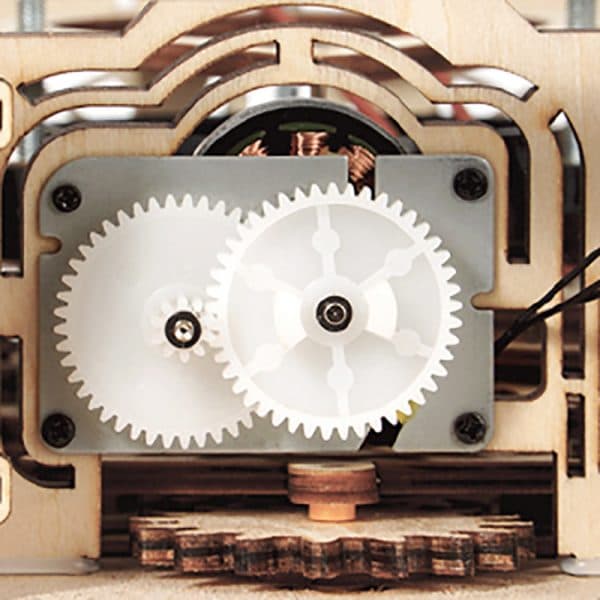 Puzzle 3D Gramófono Clásico - Modelo Mecánico Funcional (Rokr LKB01)