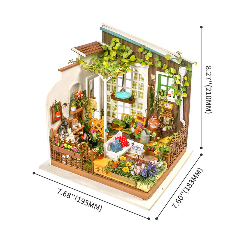 Miniatura DIY "Miller's Garden" - Invernadero para Armar (Robotime)