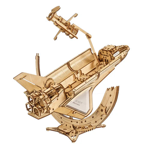 UGEARS Transbordador Espacial Discovery de la NASA - Puzzle 3D de Tensegridad