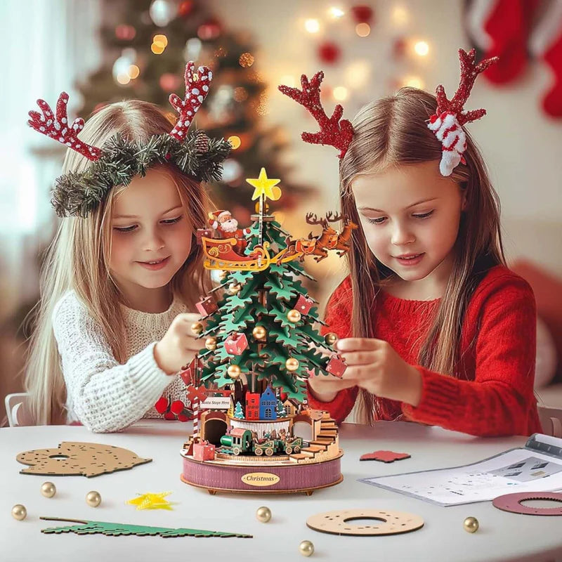 Árbol de Navidad Musical 3D - Miniatura Armable Christmas Melody Tree (Rolife)