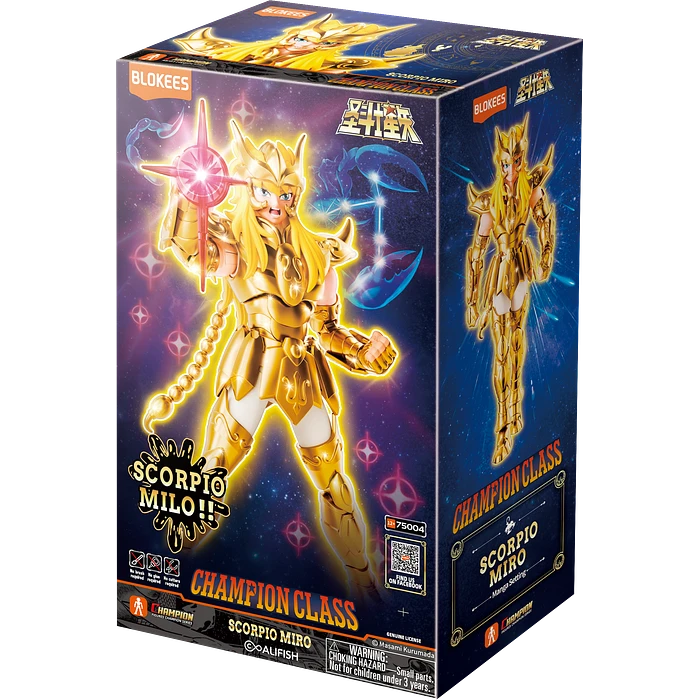 Figura Scorpio Milo Saint Seiya Champion Class (Blokees)