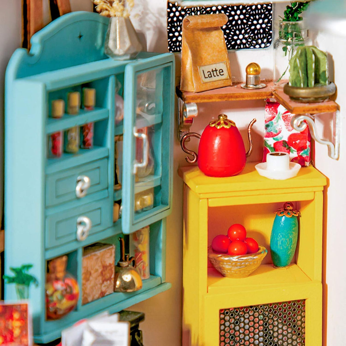 Joy's Peninsula Living Room - Casitas Miniatura Armable Robotime