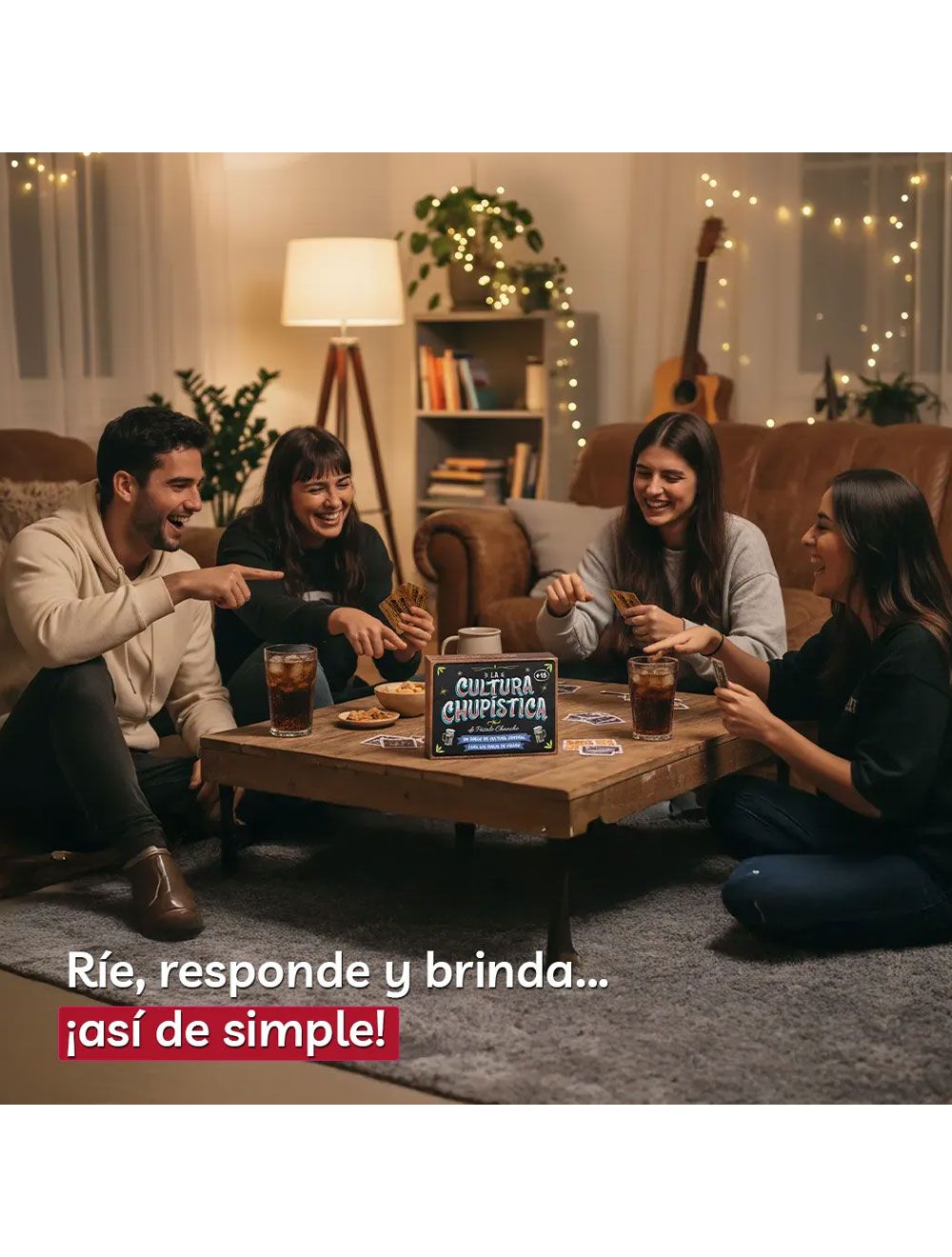 LA CULTURA CHUPÍSTICA de Pásalo Chancho - Juego de Cartas Chileno para Prender la Previa