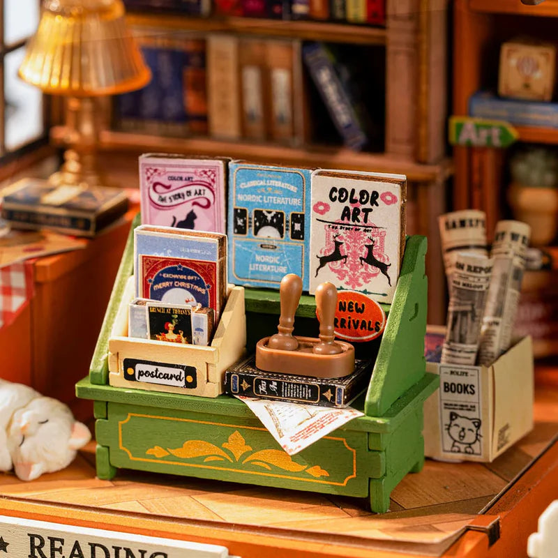 Miniatura 3D "The Muse Bookshop" - Puzzle para Armar (Robotime)