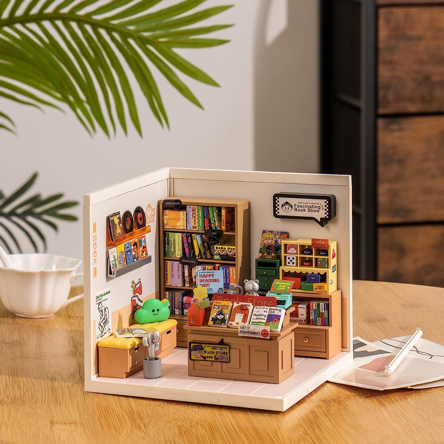 Casa en Miniatura para Armar - Super Creator Fascinating Book Store DW004