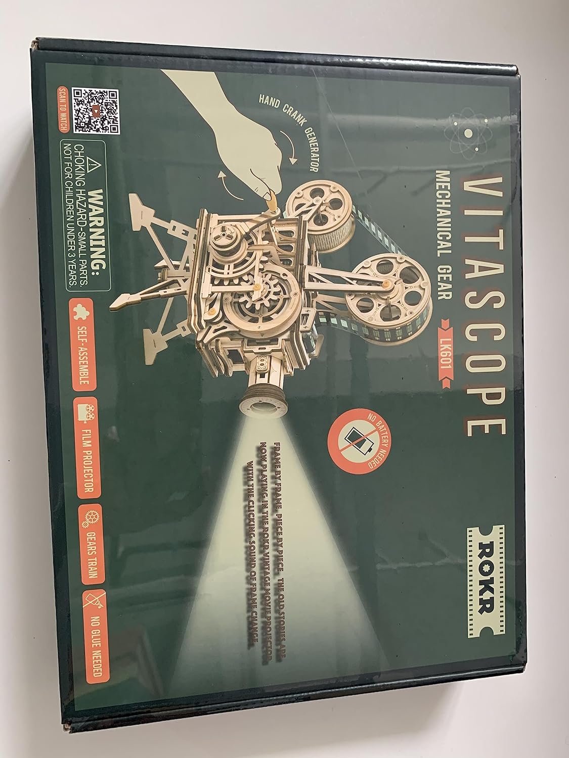 Proyector Vintage Rompecabezas STEM Robotime Vitascope