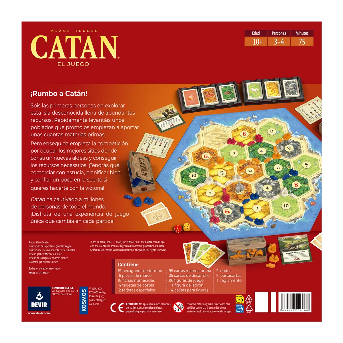 Catan: El Juego - Juego de Mesa de Estrategia y Negociación