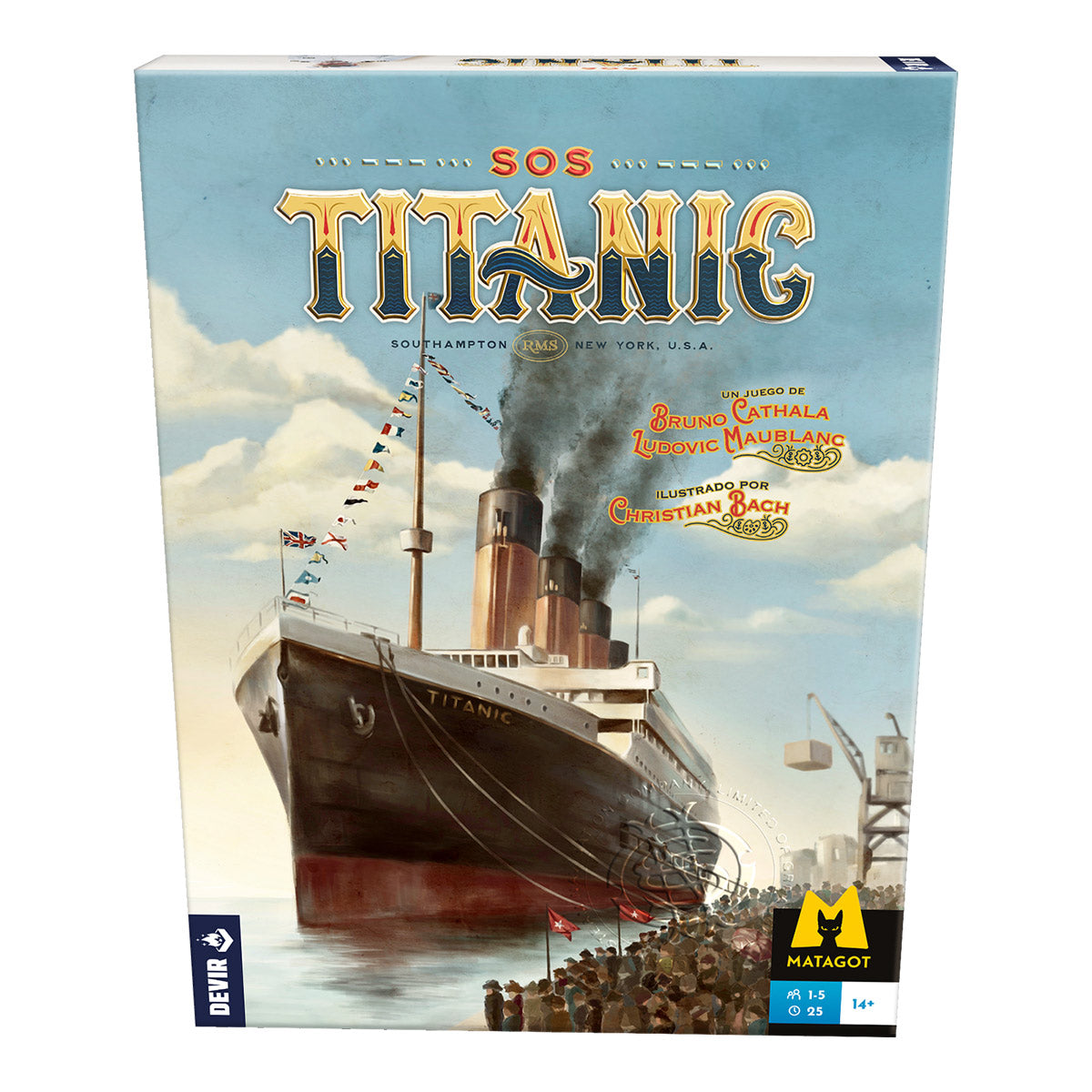 SOS Titanic - Juego de Mesa Cooperativo y en Solitario (Devir)