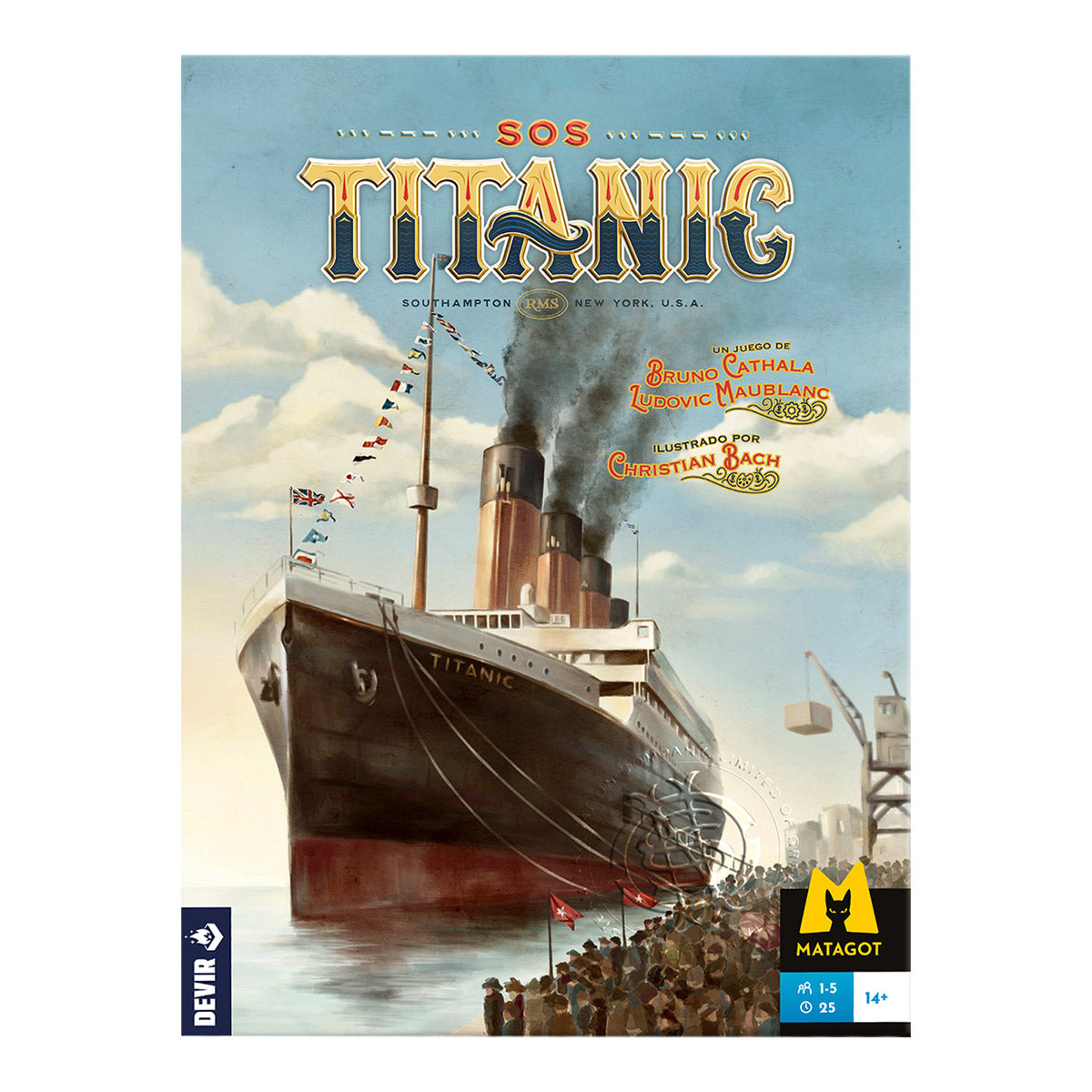 SOS Titanic - Juego de Mesa Cooperativo y en Solitario (Devir)