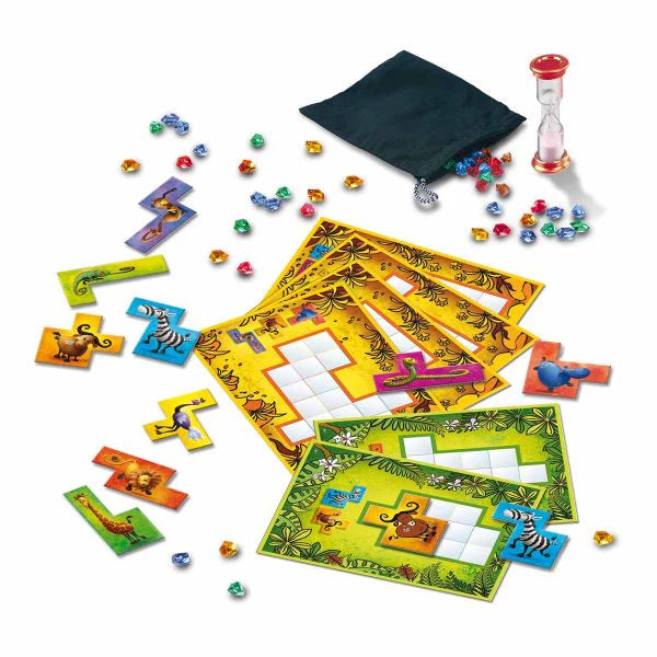 Ubongo Junior (2ª Edición) - Juego de Puzzles Rápido para Niños