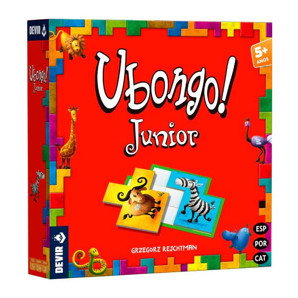 Ubongo Junior (2ª Edición) - Juego de Puzzles Rápido para Niños