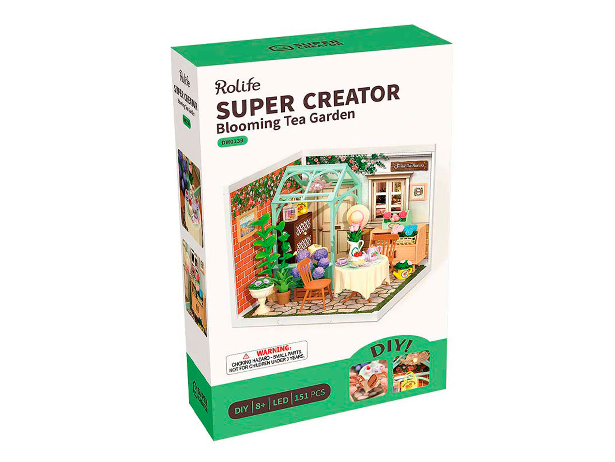 Miniatura DIY "Blooming Tea Garden" - Casa de Té para Armar (Robotime)