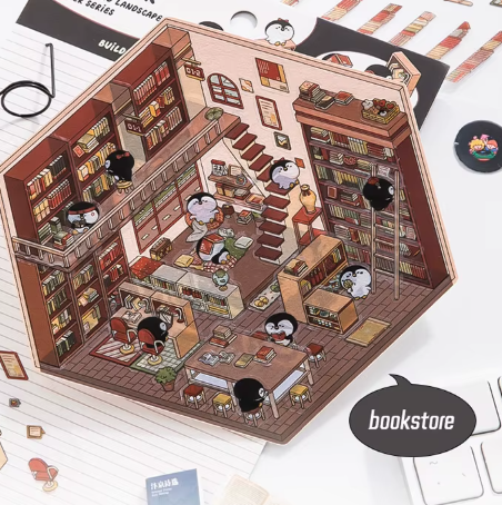 Stickers Coreano Miniatura 3d Simno Diy Coleccionable