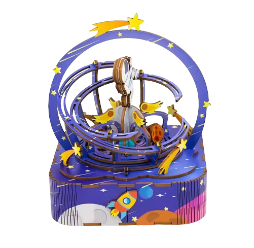 Paseando por el espacio - Caja de música Armable MB007
