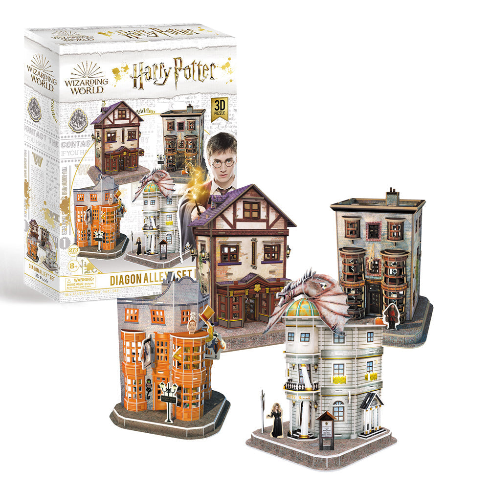 Harry Potter Diagon Alley Rompecabezas 3D Cubicfun Puzzle 3D