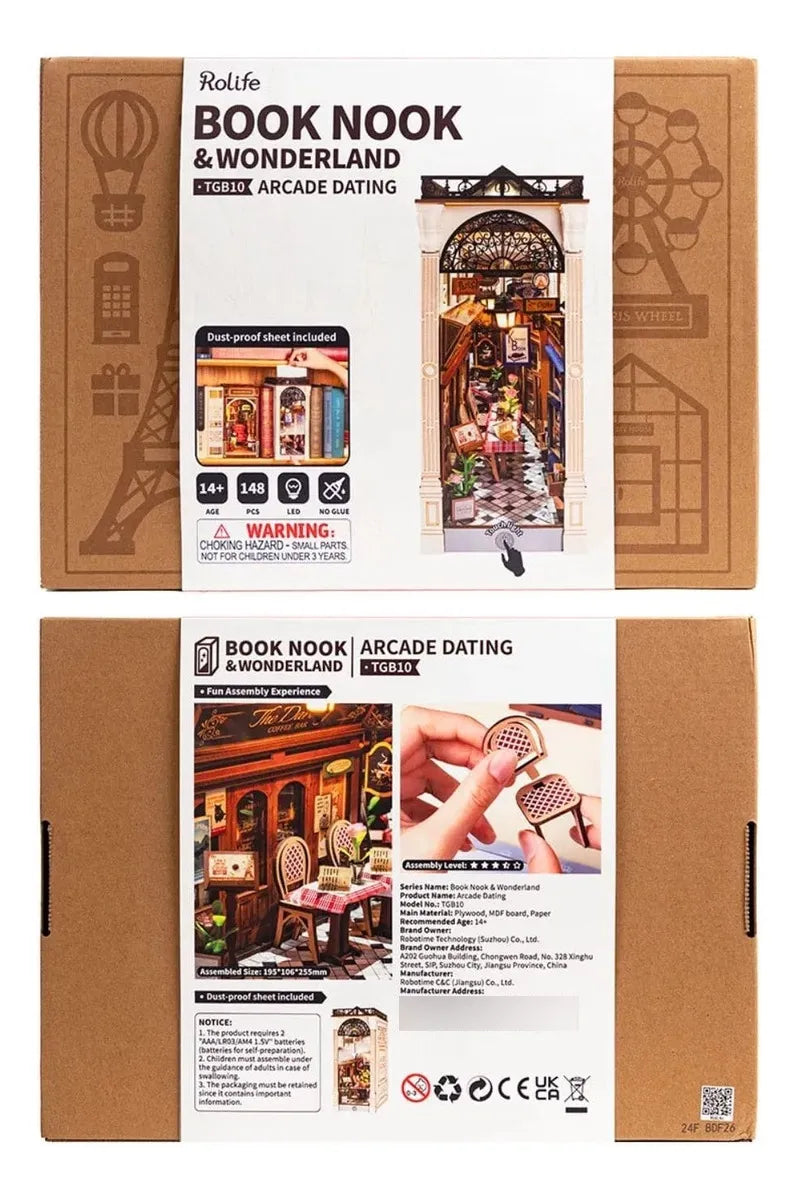 Booknook 3D "Arcade Dating" - Maqueta para Armar (Rolife)