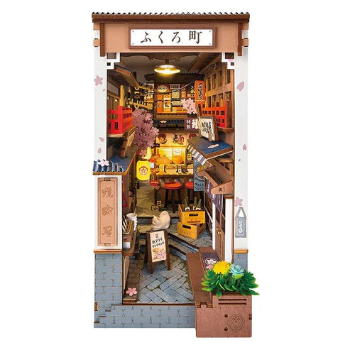 Booknook 3D "Sakura Wine Alley" - Callejón Japonés para Armar (Robotime)