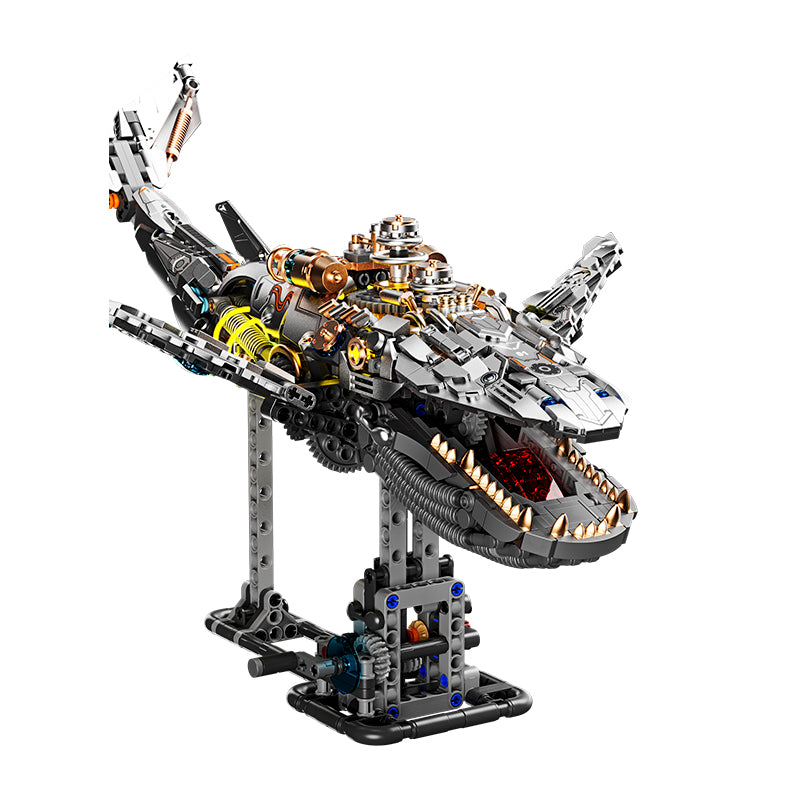 Ballena Mecánica - Bloques de Construcción Serie Animales Marinos (1388+ PCS)