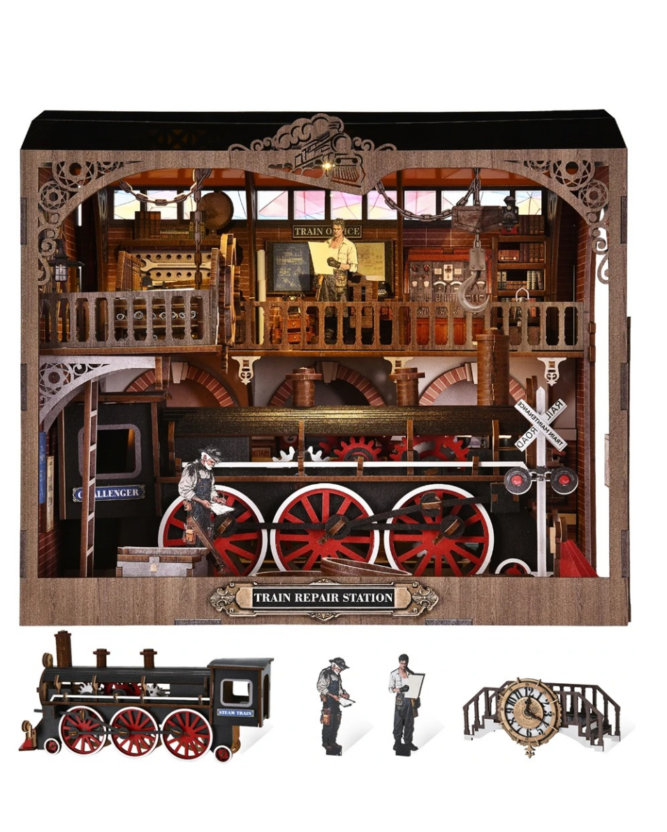 BookNook Estación de Reparación de Tren - Separador de libros (CH06)