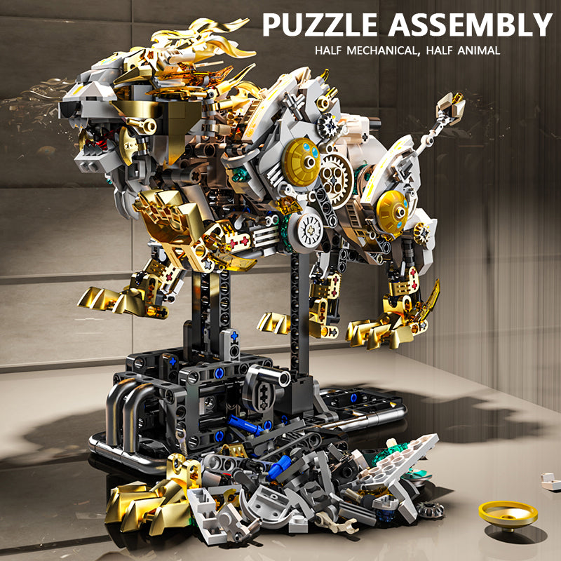 León Mecánico MOC - Set de Bloques de Construcción Robótico (MJ 13090)