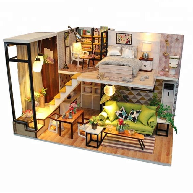 Kit casa en miniatura armable - Enjoy the romantic Nordic - M030