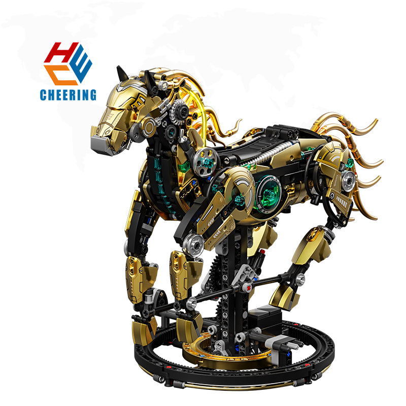 Caballo Mecánico MOC - Set de Bloques de Construcción Robótico (MJ 13088)