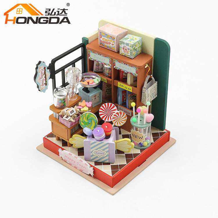 Tienda de Dulces en Miniatura con Luces LED – Kit DIY Happy Sugar S2305