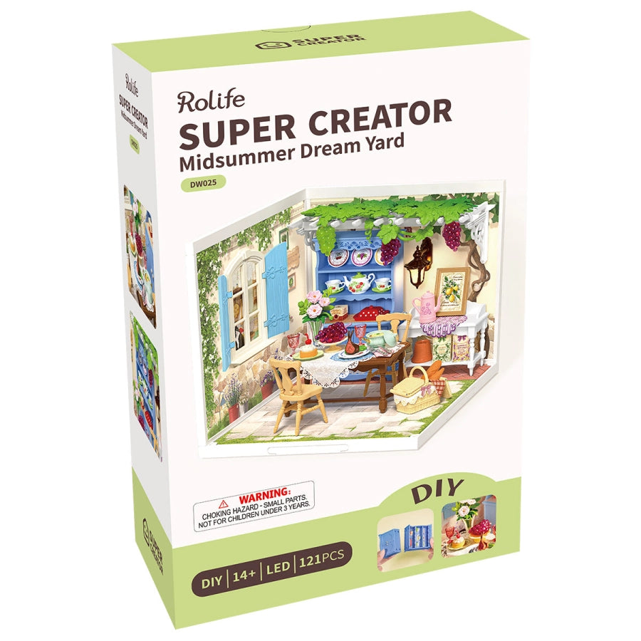 ROLIFE Super Creator: Midsummer Dream Yard (DW025) - Maqueta Modular DIY Jardín de Verano