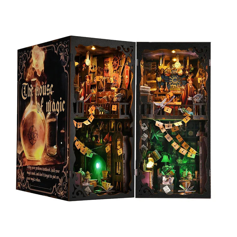 Separador de Libros - La Casa de la Magia - tematica de Harry Potter