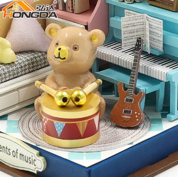Hongda - Moments of music s2303 - Kit de Casa de Muñecas Miniatura
