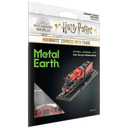 Expreso de Hogwarts con Riel (Harry Potter) - Maqueta 3D de Metal (Metal Earth)